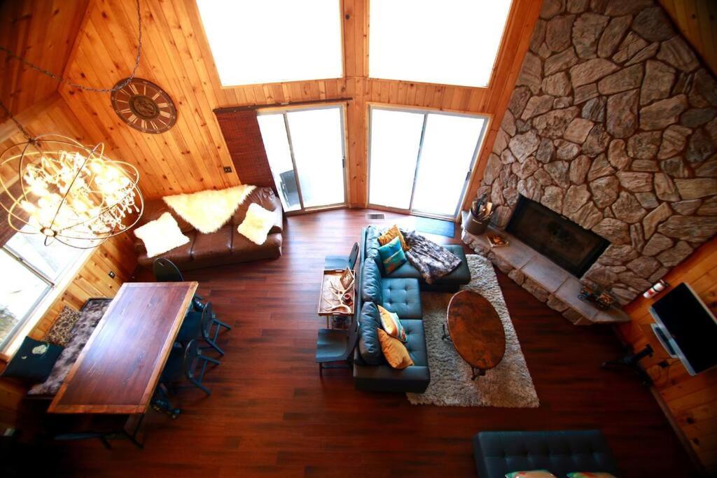 Glimmer Chalet Treetop A-Frame Cabin Lake View Lake Arrowhead Exterior foto